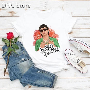 Футболка Femme Rapper Peso Pluma, Ella Baila Sola, Женская футболка с графическим принтом, модные футболки 90-х, летние футболки для девочек 00-х годов
