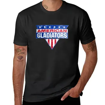 Футболка New American Gladiators, черные футболки, футболки на заказ, создайте свою собственную футболку, мужская одежда