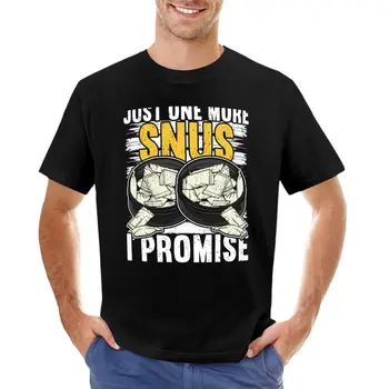 Футболка Snus Just One More Snus I Promise, быстросохнущая футболка, забавные футболки, милые топы, мужские футболки, упаковка