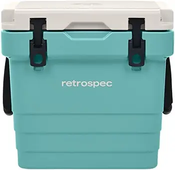Холодильник Rotomolded Cooler - Полностью изолированный Переносной ящик для льда со Встроенной открывалкой для бутылок, прорезями для крепления и корзиной для галантереи - Larg