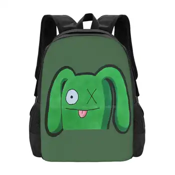 Школьные сумки Uglydolls 'Ox, Дорожный рюкзак для ноутбука, Маркер Ox Uglydolls, Зеленый Милый Каваи