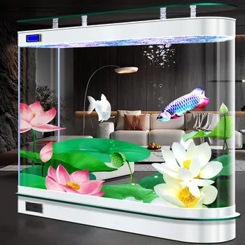Экранная перегородка из стекла для аквариума с ленивой сменой воды, Бытовая Самоциркуляция, Экологический глобус