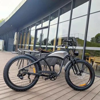 Электрический велосипед 26 дюймов Горный внедорожный электрический мотоцикл 36V 12AH Электрический велосипед с двусторонней педалью