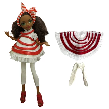 1 Комплект костюма для косплея для куклы Ever After High Розовое платье ручной работы Одежда для куклы Monster High Аксессуары для кукол Party DIY Toy