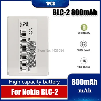 1 шт. аккумулятор для телефона BLC-2 BLC2 BLC 2 для NOKIA 3310 3315 3330 3335 3350 3510 3530 5510 6650 6800 Сменный литий-ионный аккумулятор