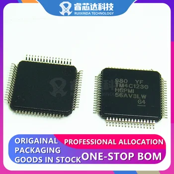 TM4C123GH6PMI LQFP64 TM4C123GH6PMIR Микроконтроллер ARM Cortex-M4F Tiva C с 32-разрядной одноядерной микросхемой 80 МГц 256 КБ FLASH 64-LQFP