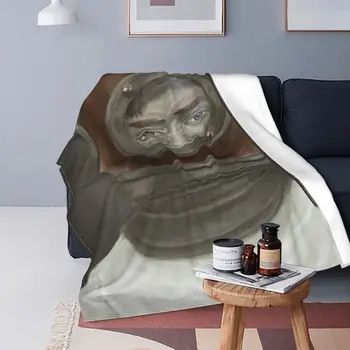 Автопортретное ультрамягкое одеяло из микрофлиса, фланель, удобная спальня в разных стилях