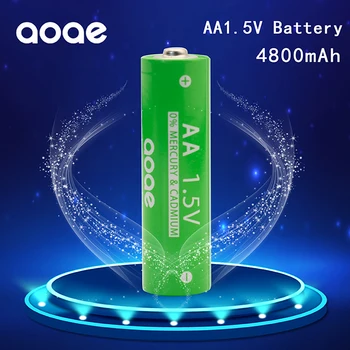 аккумуляторная батарея aa 1.5 В 4800 мАч подходит для электрических игрушек, пультов дистанционного управления, камер и т.д. pilha aa recargavel