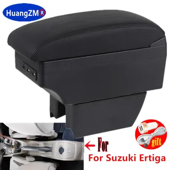Для Suzuki Ertiga Подлокотник Коробка для Suzuki Ertiga XL7 Автомобильный Подлокотник коробка Для хранения Модернизация интерьера USB зарядка Автомобильные Аксессуары