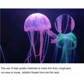 Медузы, искусственные Имитирующие Медуз, Наполненные воздухом Плавающие украшения, украшения для аквариума, Товары для домашних животных, Аксессуары для аквариума