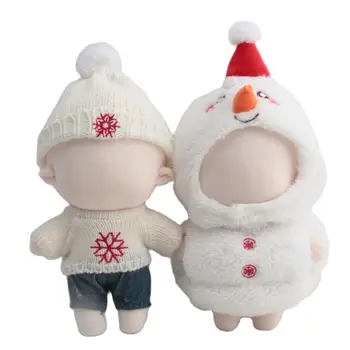 Одежда для куклы 20 см, аксессуары для одежды куклы Idol, Рождественский набор для наряда снеговика для корейских кукол Kpop EXO Super Star, игрушки в подарок