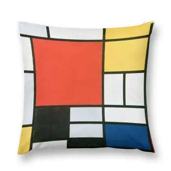 Пит Мондриан, композиция из красных, желтых, синих и черных подушек, чехлы для диванов для гостиной