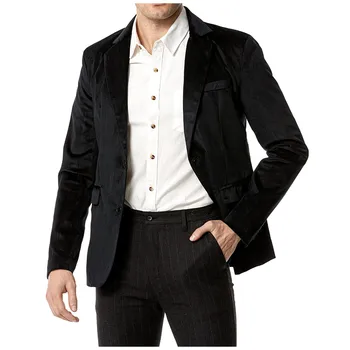 Повседневное пальто, мужской облегающий льняной топ с карманом, повседневный однотонный костюм с длинным рукавом, мешковатый красивый пиджак, мужская верхняя одежда