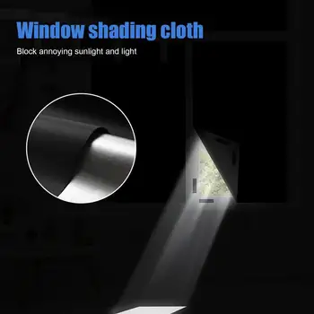 Сделай сам Портативный дорожный затемняющий занавес для слепого окна, который можно разрезать, термоизолированные шторы приклеиваются к неперфорированной временной занавеске