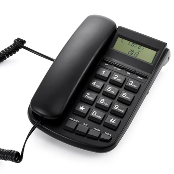 Стационарный телефон, ТЕЛ. 225, дисплей вызывающего абонента, Проводная телефонная поддержка для домашнего офиса