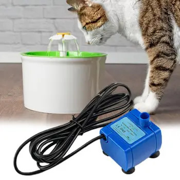 Универсальный насос для кормления домашних животных, мини-насос для кормления щенка, автоматический светодиодный мотор для фонтана воды для домашних кошек