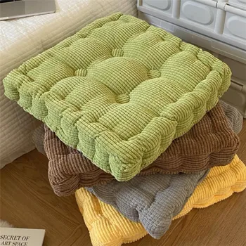 Утолщенная Квадратная подушка Татами из кукурузного початка, подушка для офисного кресла, мягкий диван для домашнего декора пола, Текстильная подушка для колен, круглая